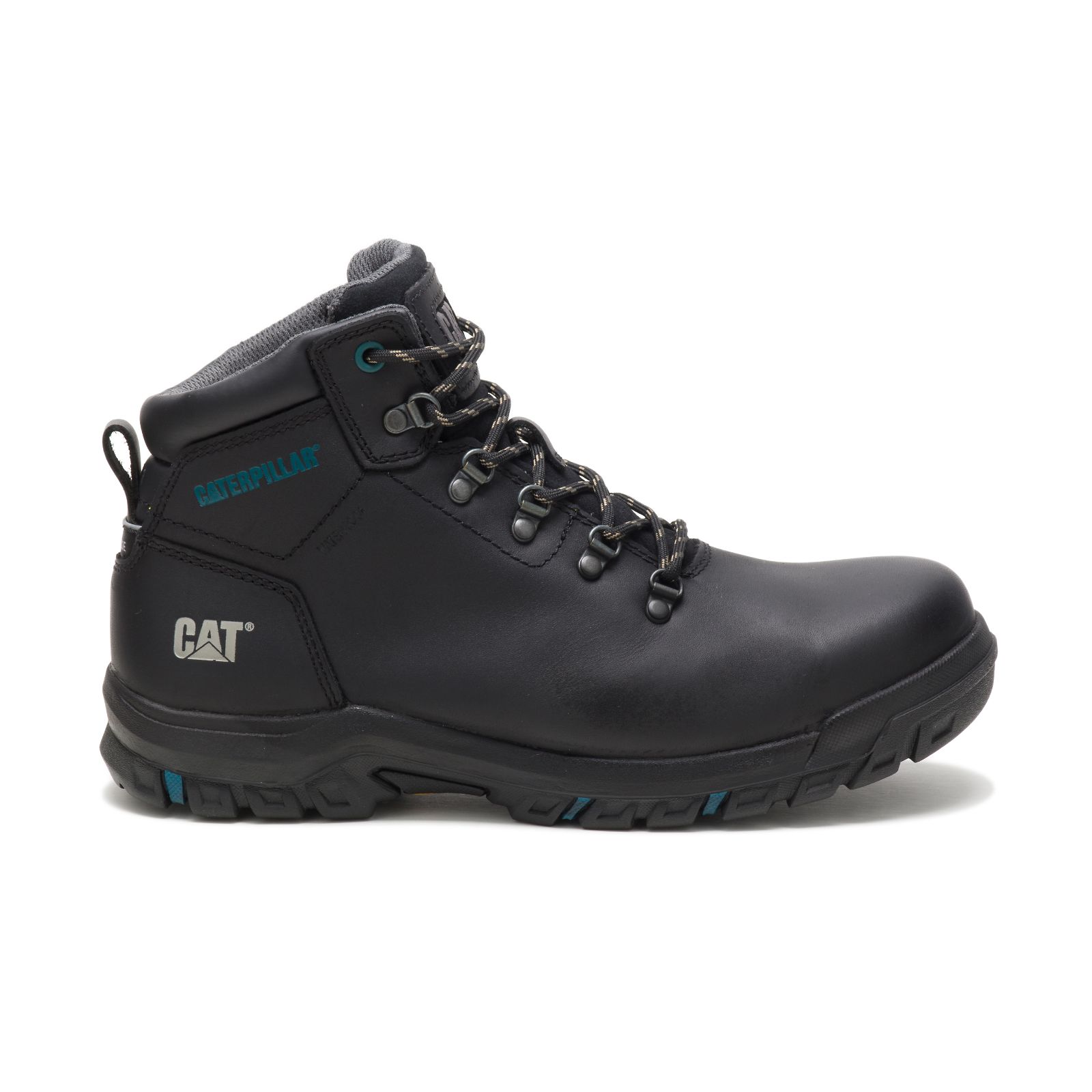 Caterpillar Mae Steel Toe Waterproof - Womens Work Boots - Black - NZ (619IFCEBV)